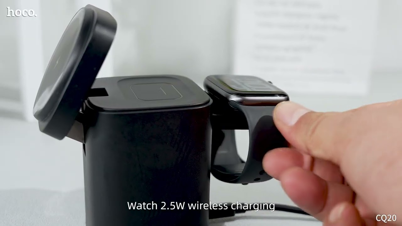 CQ20 3-IN-1 Desk Wireless Charger #wirelesscharger #forypage