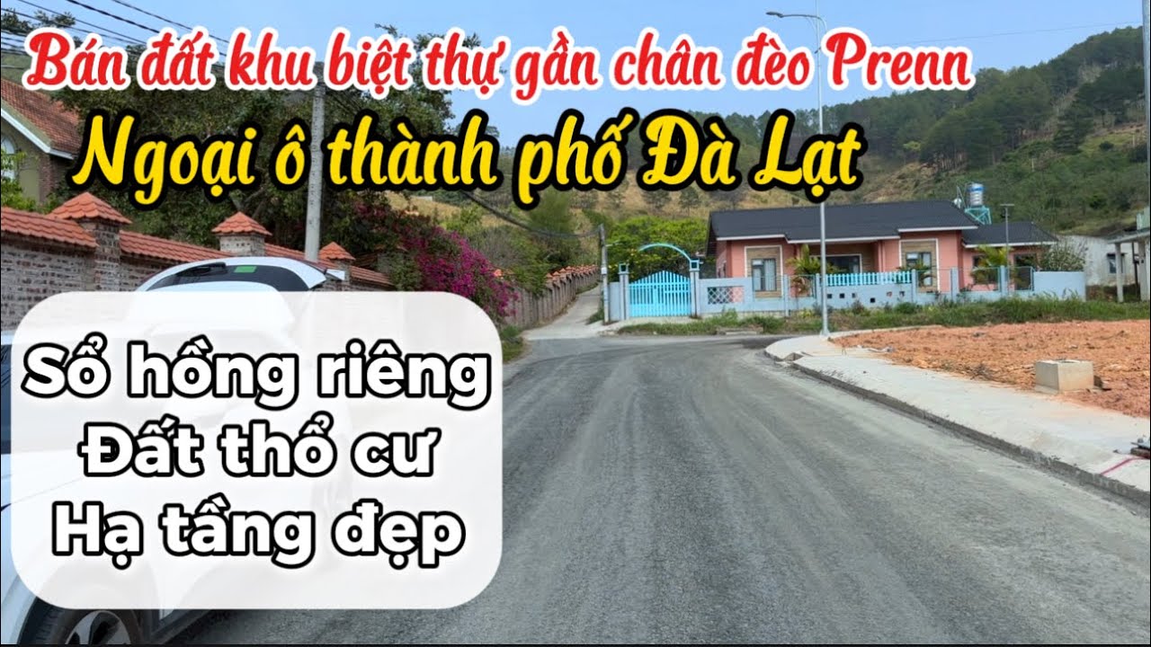 🏡 Bán lô đất đẹp khu biệt thự chân đèo Pren, thành phố Đà Lạt