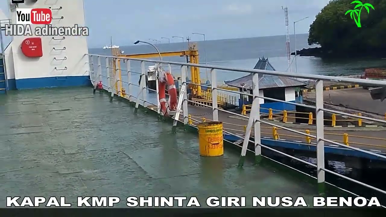 Kapal SHITA GIRI NUSA BENOA dari pelabuhan padangbay  Bali ke lembar lombok
