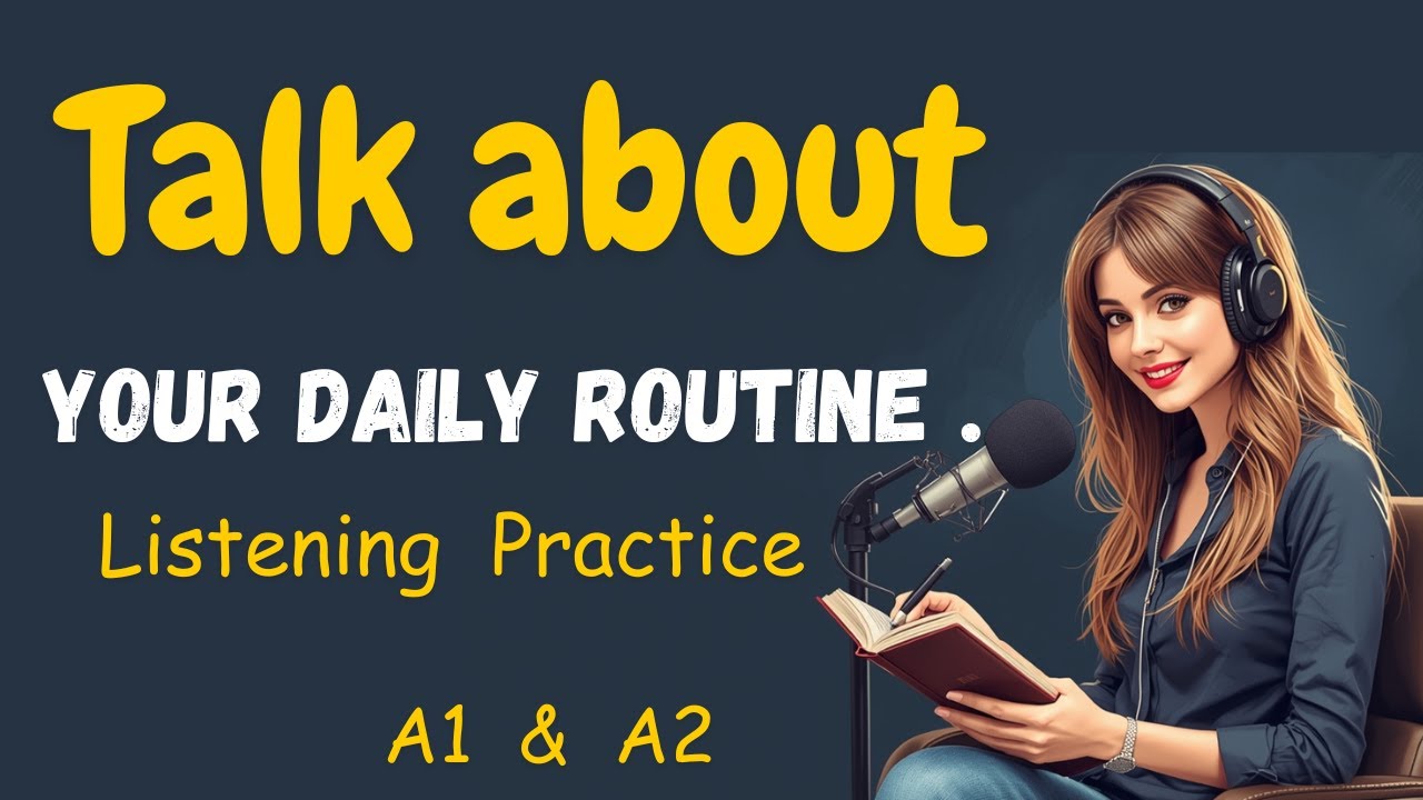 Talk about your daily Routine | Shadowing Practice | Slow English Listening & Speaking Practice