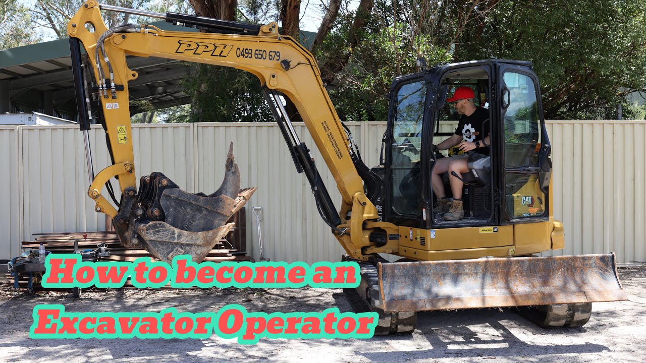 How to become an excavator operator