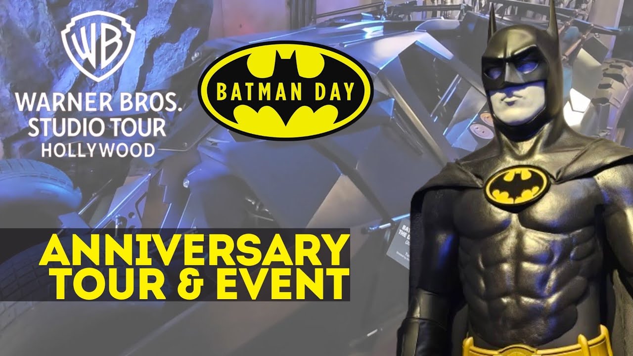 Batman Day | Warner Bros Studio Tour Hollywood | Batman 85th Anniversary