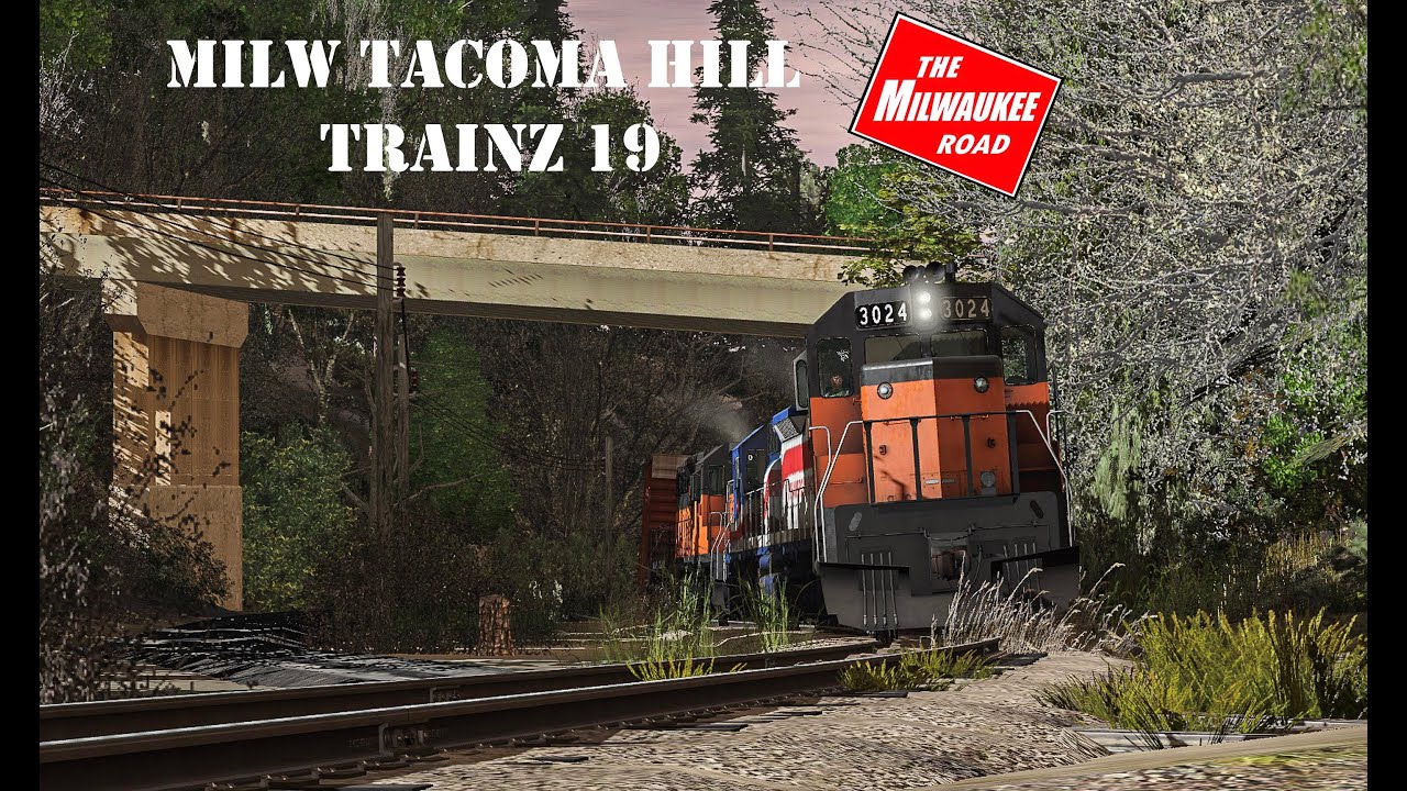 Milwaukee Roads Tacoma Hill in Trainz 2019