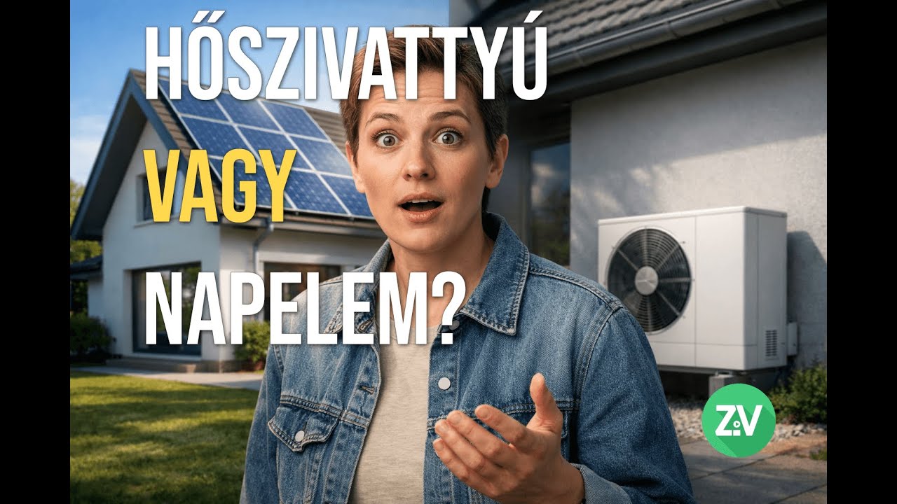 Hőszivattyú vs napelem – meglepő különbség 2026-ban