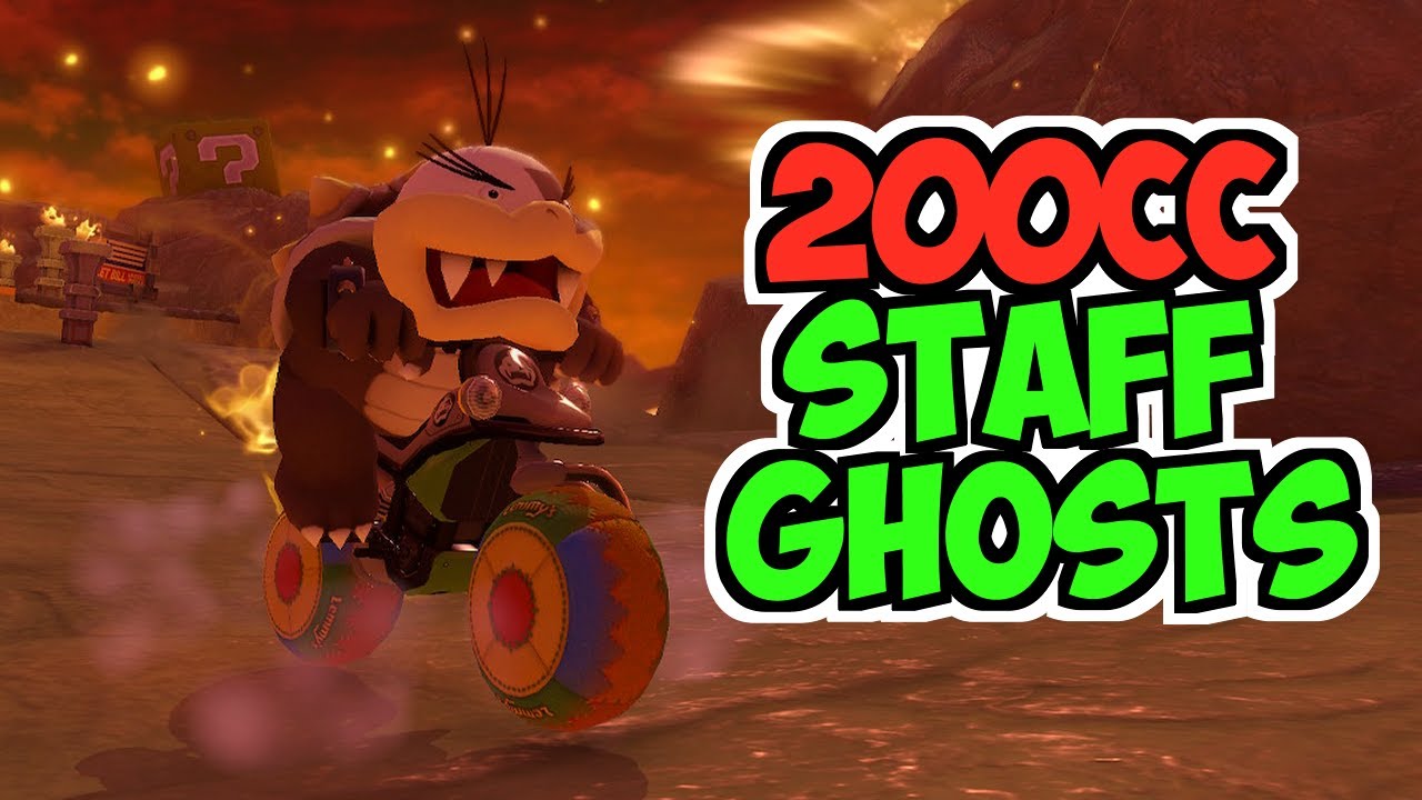 ALL Mario Kart 8 Deluxe 200cc Staff Ghosts