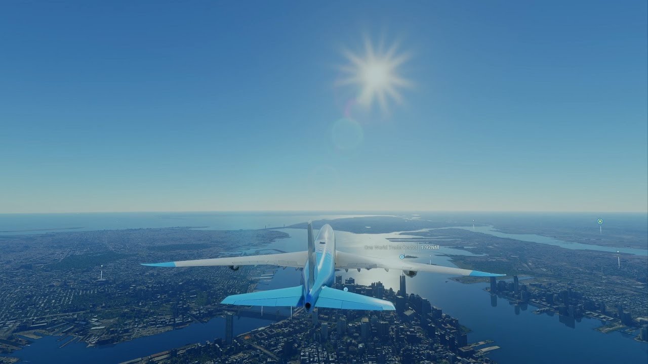 Microsoft Flight Simulator 2020 - Boeing 747-8 New York City Flight - No Commentary
