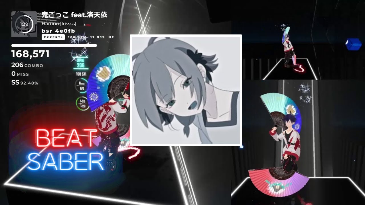 【BeatSaber】鬼ごっこ feat.洛天依 - 春野  (Expert+)