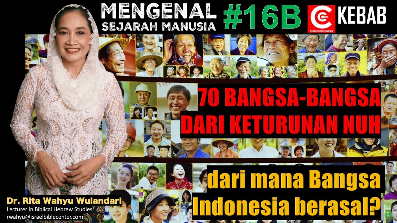 DARIMANA BANGSA INDONESIA MUNCUL? (70 Bangsa2 Dari Keturunan Nuh), Sejarah Manusia 16-A