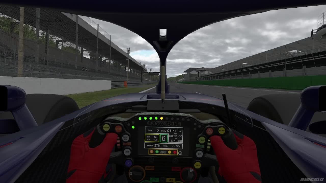 Track Guide: iRacing Autodromo Nazionale Monza - Grand Prix Super Formula SF23 - Honda (Dry) (Ho...