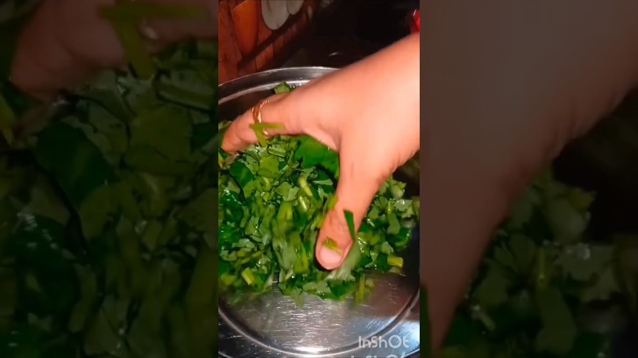 karemua saag ke pakode recipe 