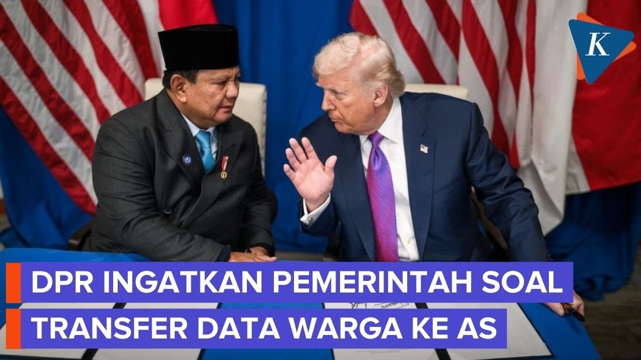 Soal Transfer Data WNI ke AS, DPR Ingatkan Pemerintah Harus Patuhi UU