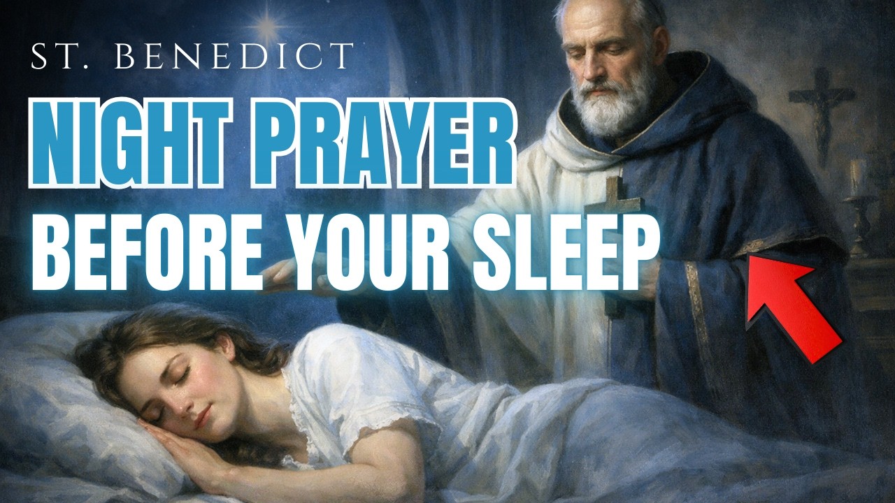 St  Benedict Night Protection Prayer  Pray This Before You Sleep