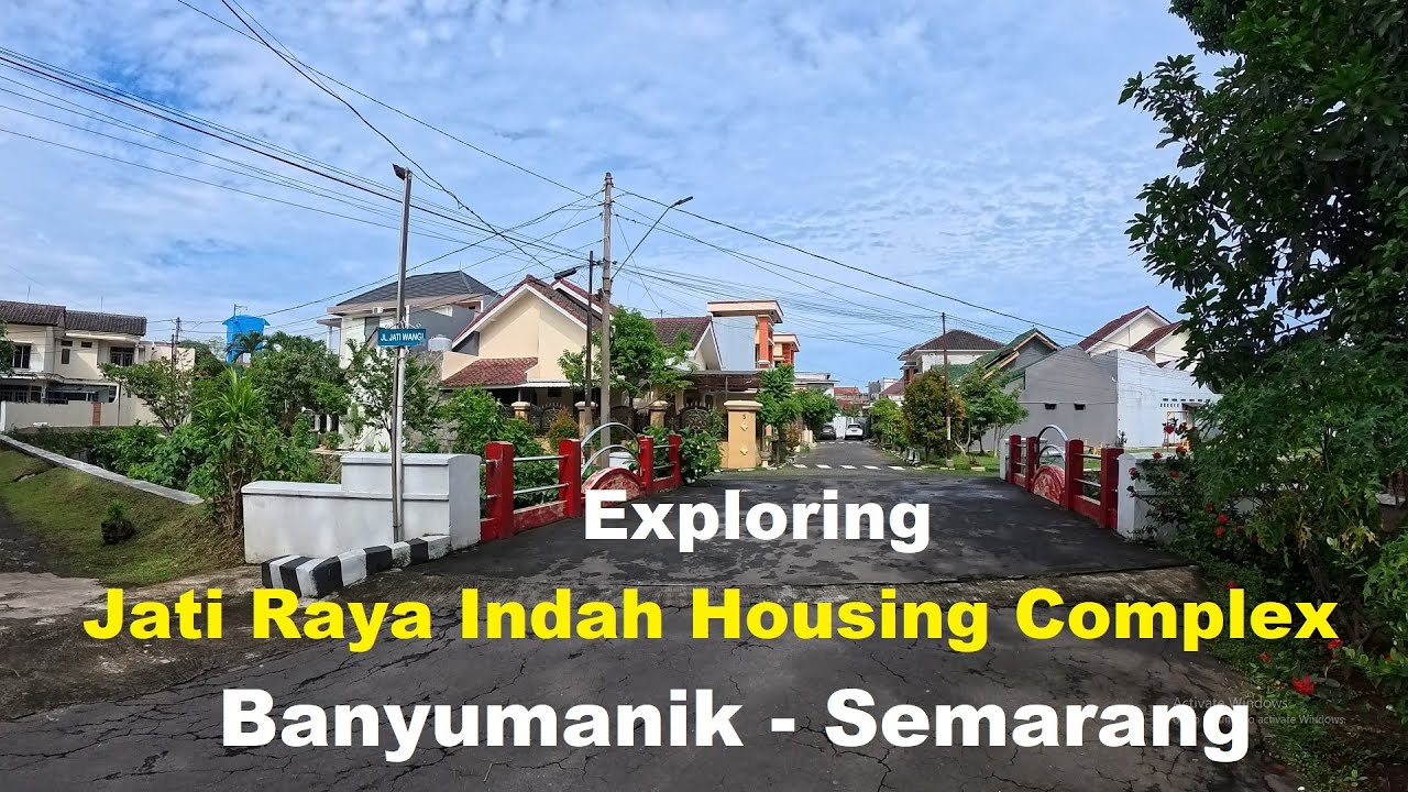 4K~ Morning Walk Exploring Jati Raya Indah Housing Complex, Banyumanik, Semarang