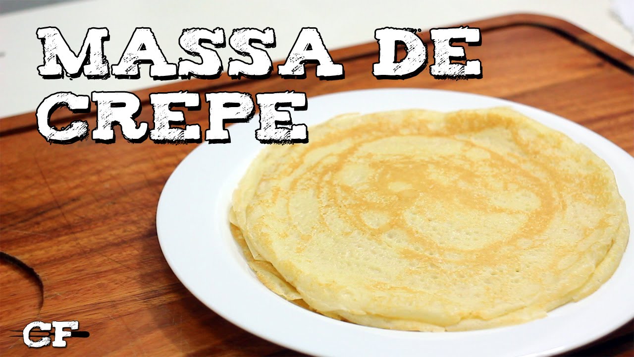 Massa de crepe/panqueca @CookFork