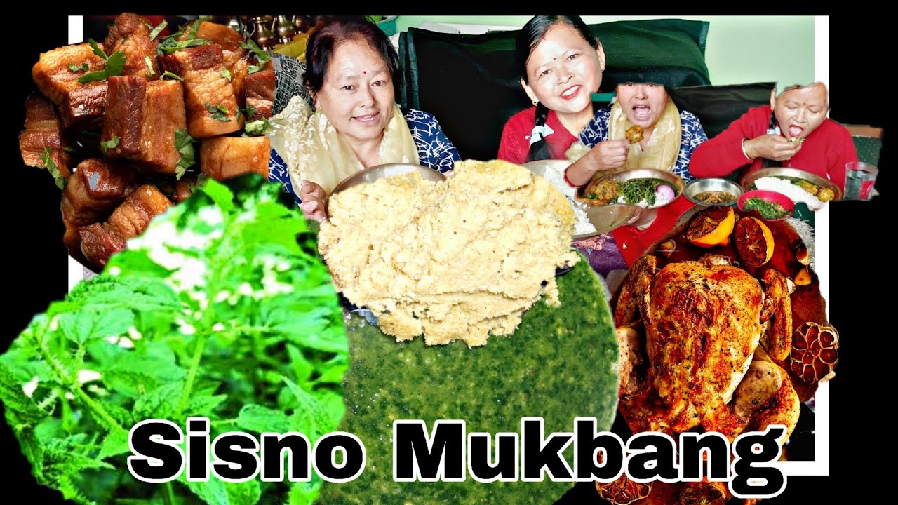 ORGANIC SISNO AND DHIDO MUKBANG WITH MY SISTER 🍲👌
