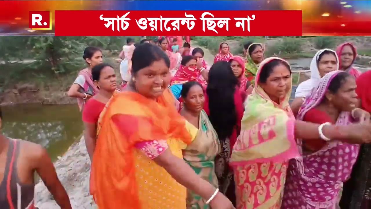 ভোট গণনার আগের দিন সন্দেশখালিতে উত্তেজনা। পুলিশি অভিযান ঘিরে ফের উত্তপ্ত সন্দেশখালি
