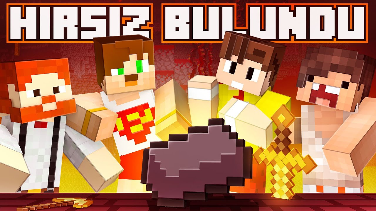 Minecraft'ta NETHERİTE HIRSIZINI BULDUK - CREEPER FARMI - KARMA