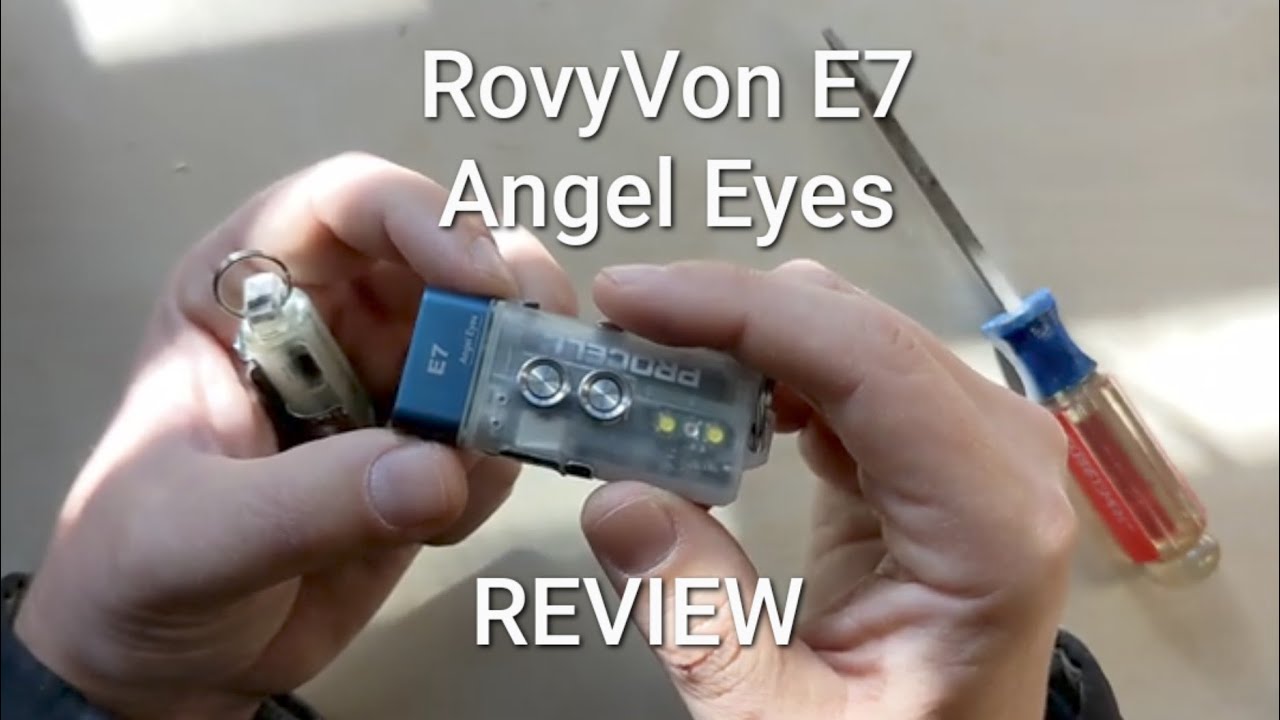 RovyVon E7 flashlight Review!