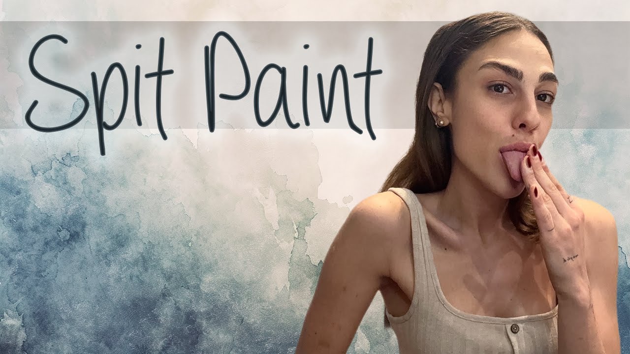 Spit Painting ASMR | Agresif Islak Parmak & Yüz Boyama (No Talking)