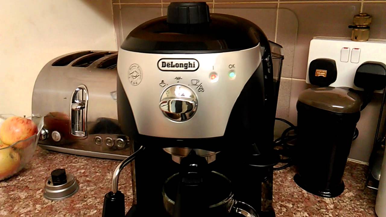 Обзор кофеварки эспрессо Delonghi ecc221