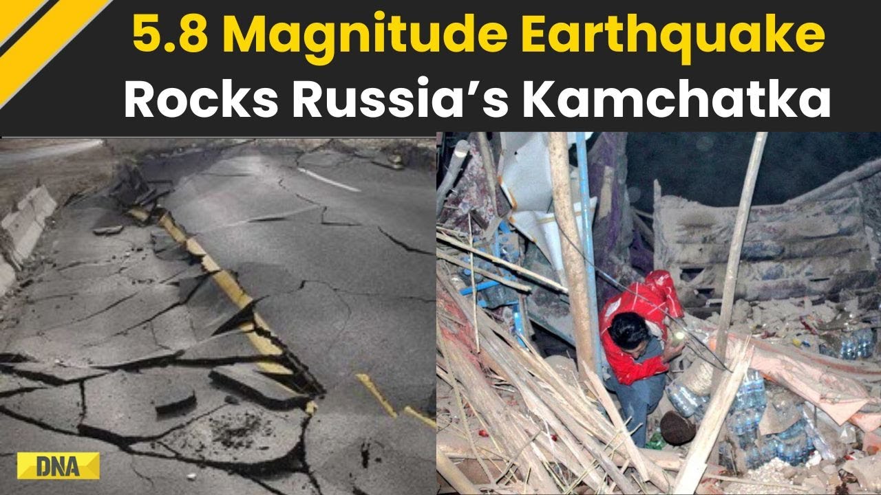 Russia Earthquake: Powerful 5.8 Magnitude Of Earthquake Jolts Russia's Kamchatka Region
