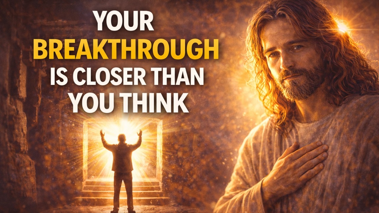 Your Breakthrough Is Closer Than You Think – Jesus Is Speaking