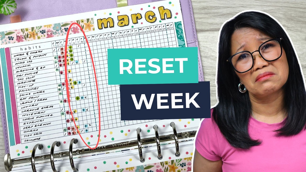 Weekly Planner Reset | Getting Back on Track After a Busy Week