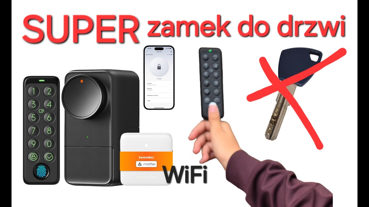 Zamek bez kluczy SwitchBot Lock Pro - zapomnij o kluczach i kontroluj dom gdziekolwiek będziesz