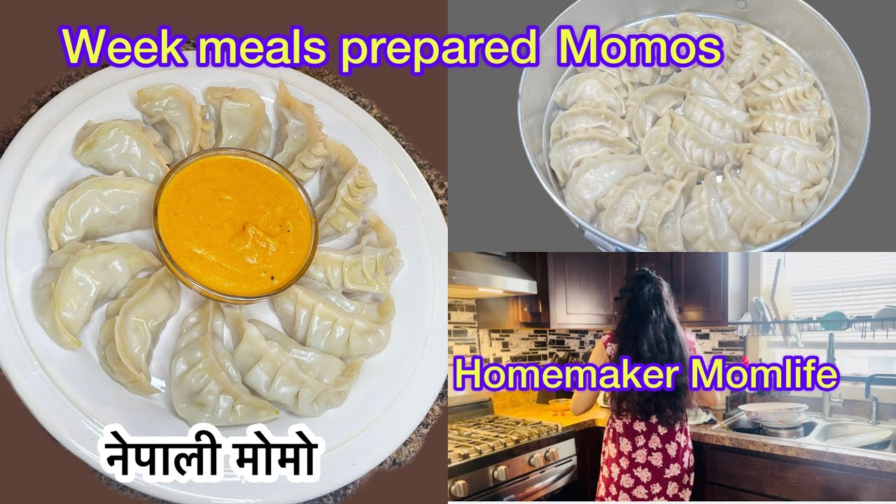 How I prep weakly chicken dumpling/ momos. Daily cooking/silent cooking homemade food.