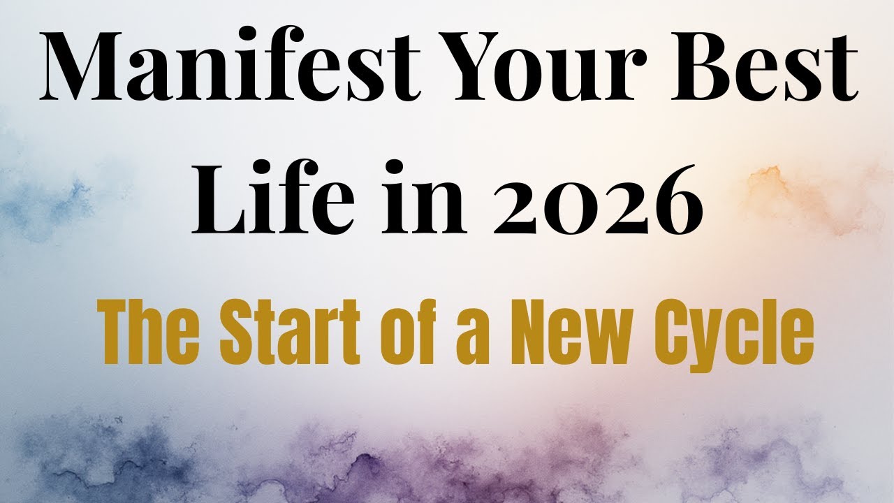 MANIFEST YOUR BEST LIFE IN 2026. The Beginning of The New Cycle! And Channel Update