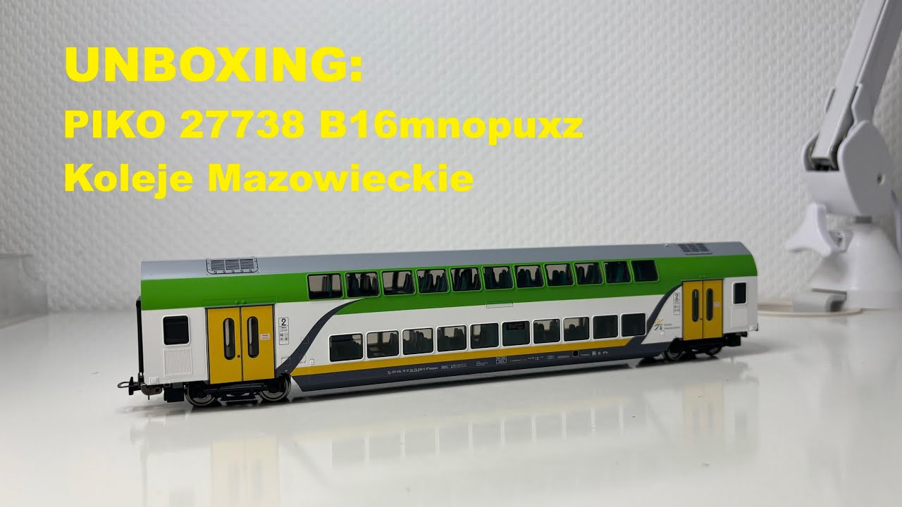 UNBOXING: PIKO 27738 B16mnopuxz Koleje Mazowieckie