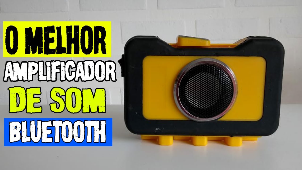 Como fazer amplificador de som Bluetooth!