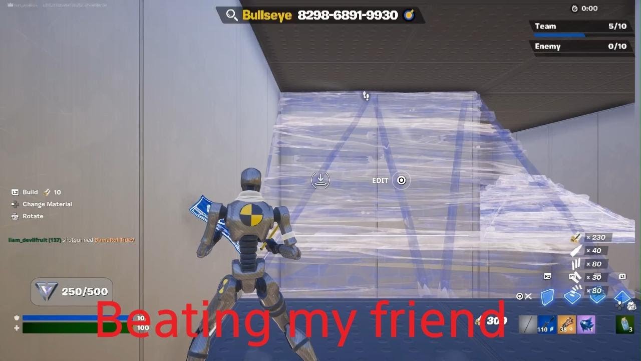 Lets see if I can beat my friend in a 1v1 pt 1