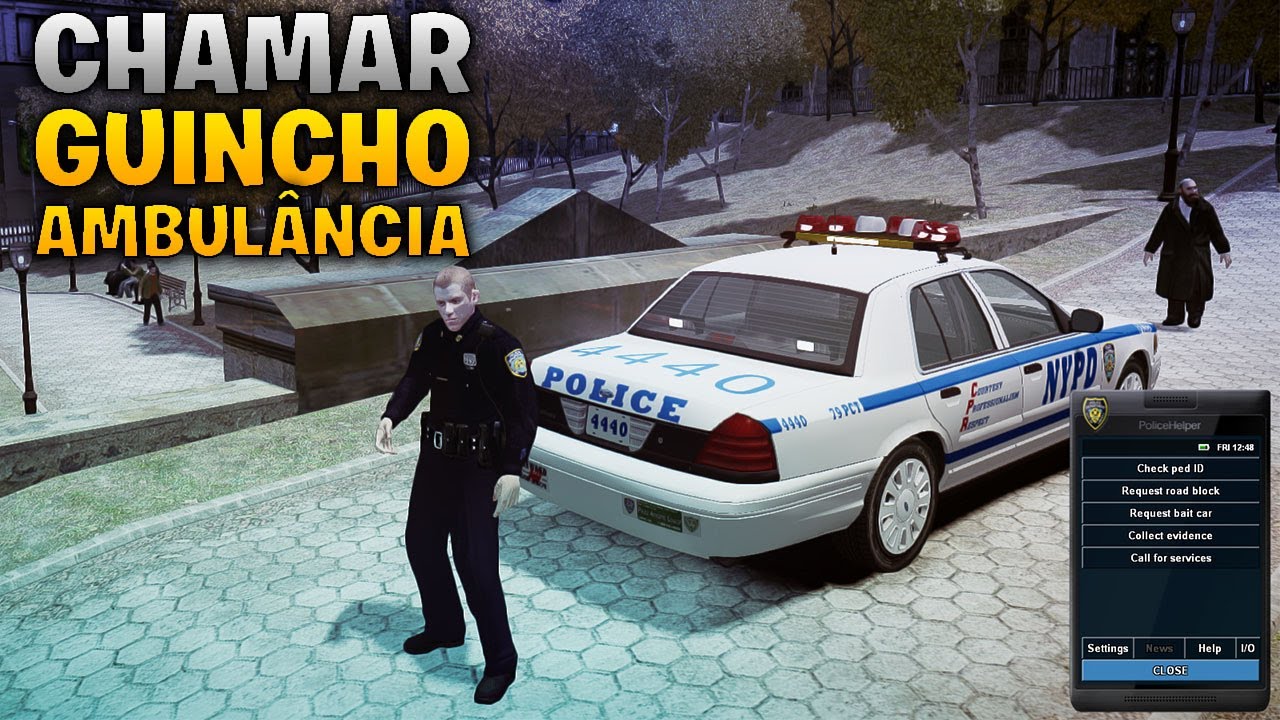 Como instalar o Police helper para chamar guincho e ambulância no GTA 4?
