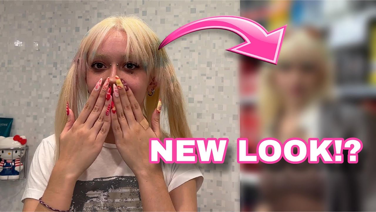 Cutting my hair into a shag cut BY MYSELF!!