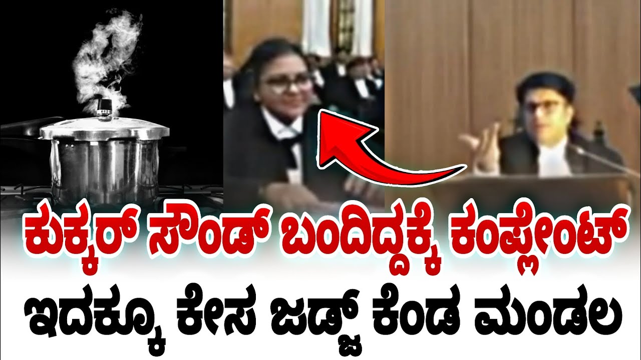 ಕುಕ್ಕರ್ ಸೌಂಡ್ ಬಂದಿದ್ದಕ್ಕೆ ಕಂಪ್ಲೇಂಟ್ ಇದಕ್ಕೂ ಕೇಸ ಜಡ್ಜ್ ಗರಂ | karnataka high court | fire surie |