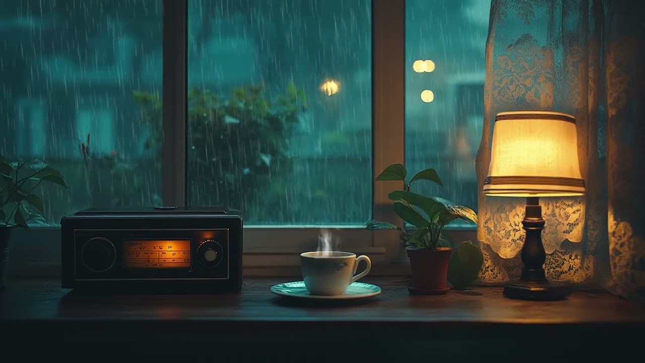 Rainy Caf&eacute; Ambience &ndash; Classical-Inspired Piano with Warm Coffee and Window Rain Sounds