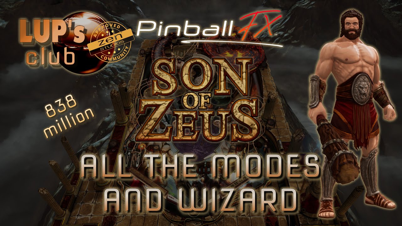 Pinball FX 🟣 Zen Originals: Son of Zeus ► All the modes & Wizard (838M)