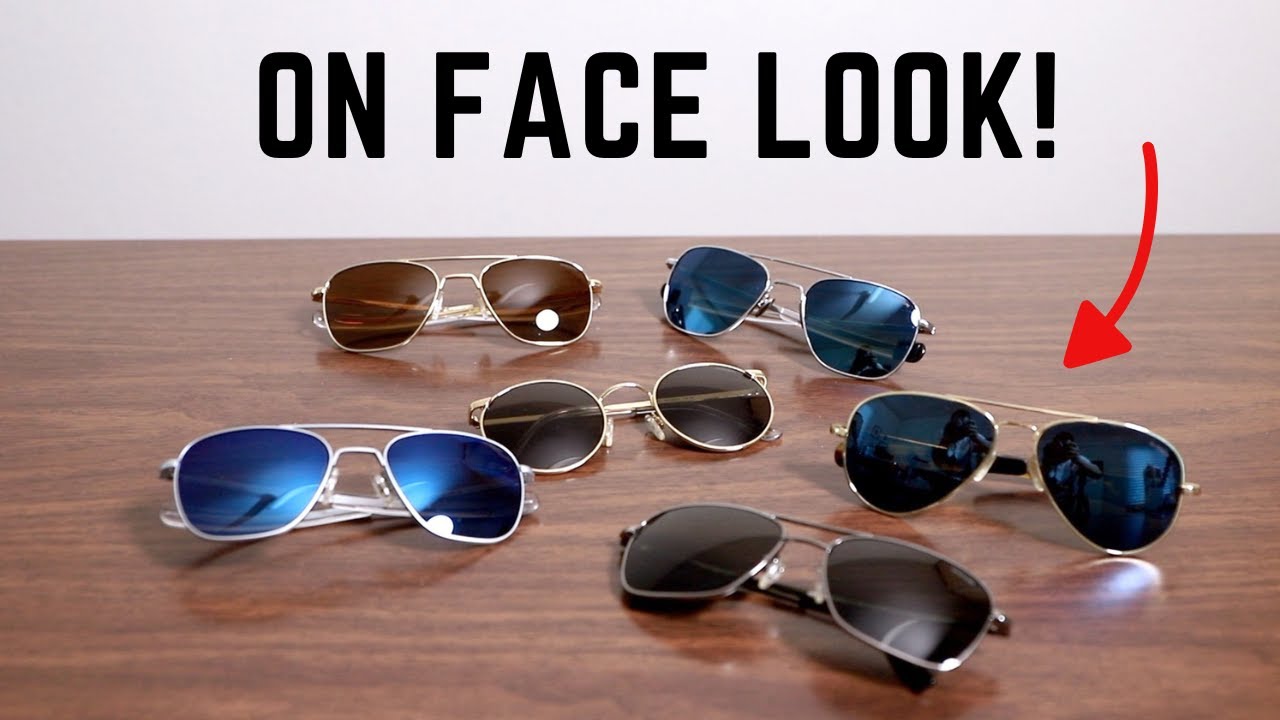 Randolph USA All Styles! | On Face Look Aviators, Concordes, P3, Corsair @randolphengineering