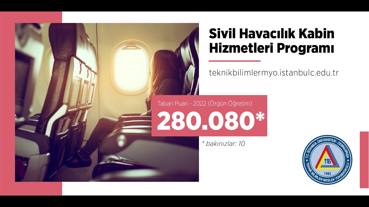 İÜC TBMYO  Sivil Havacılık Kabin Hizmetleri Programı