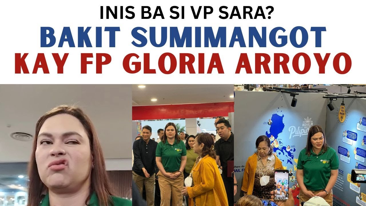 VP SARA, INIS KAY FP GLORIA ARROYO? SUMIMANGOT NA LANG
