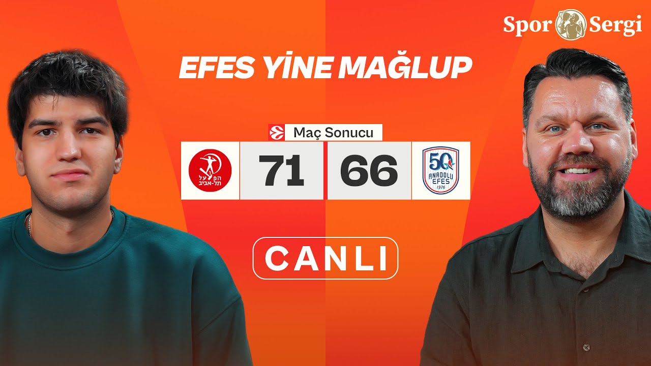 H. TEL AVIV - ANADOLU EFES MAÇ SONU CANLI | Anıl Uysal, Niko Yenibayrak | Euroleague Gecesi