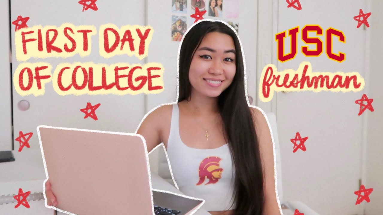 first day of college (freshman @ USC) during covid vlog