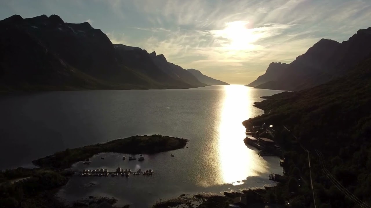 Relaxing Drone Footage of Serene Green Fields and Valleys with Soothing Wind and Piano Music