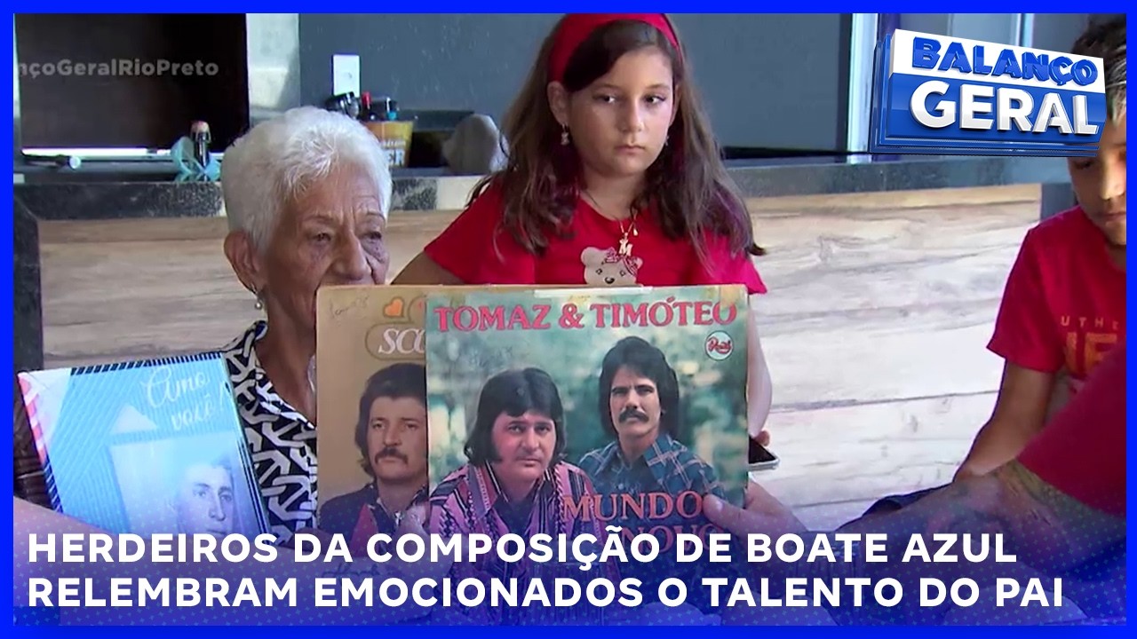 Herdeiros da composição de boate azul relembram emocionados o talento do pai