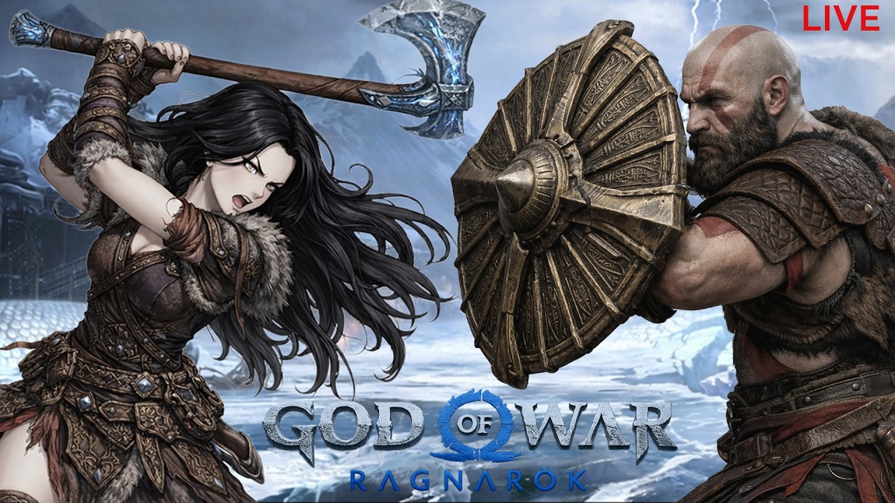 INSANE Boss Fights in God of War Ragnarök 😱 | LIVE Gameplay #GodOfWar #GirlGame
