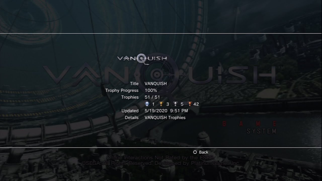 Platinum #102 | Vanquish (PS3)