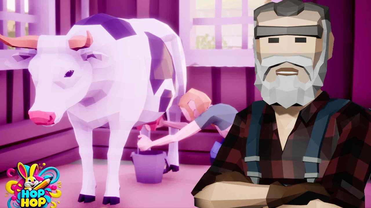 Fun farm life with farmer Ben & friends | Hop Hop kids' songs & poems