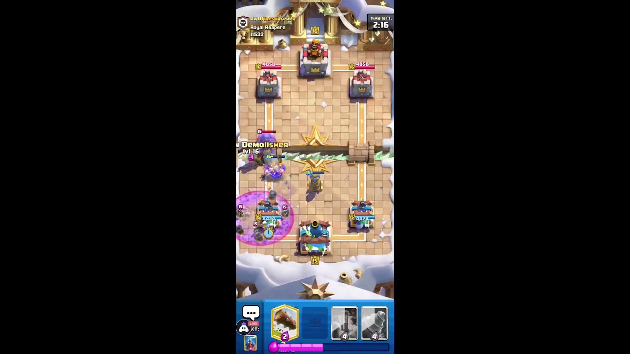 Sit Back & Enjoy the Gameplay  #shorts #clashroyalelive