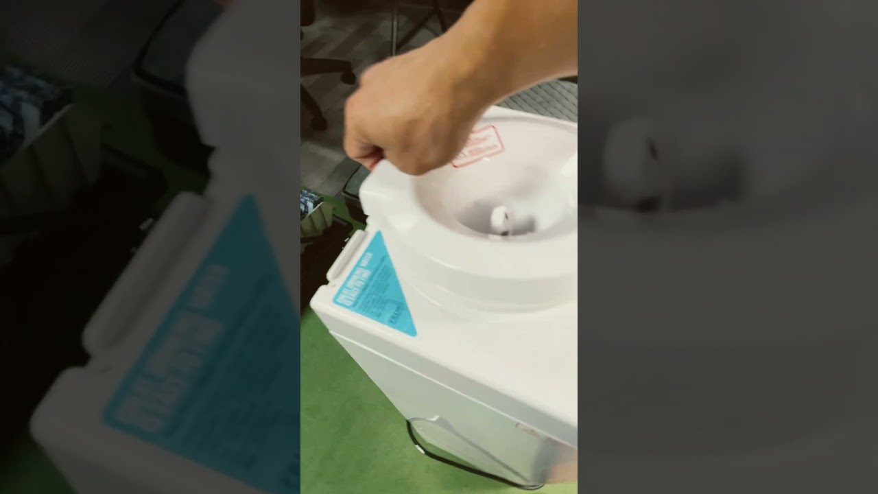 Primo water dispenser top removal! Wash it out! #diy #appliances #cleaning